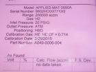 Sccm-200000 0550a Brooks Mass Flow Controller Slm Sccm-200000 0550a Brooks Mass Flow Controller Slm