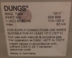 224909 Dungs Gas Valve