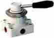 4hv210-08 Mettleair Pneumatic Air Valve 4 Way 2 Position Hand Operated Lever 1 Npt