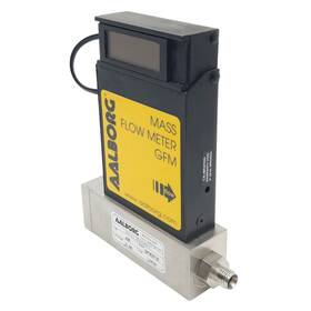 Gfm371s Aalborg Mass Flow Meter With Display 0-50l/min 1/4 Inch Compression 500psi