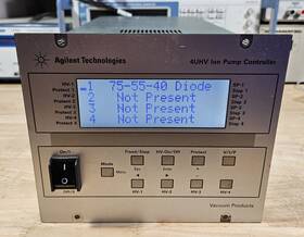 9299101 Agilent 4uhv 200w Single Channel Ion Pump Controller - Model