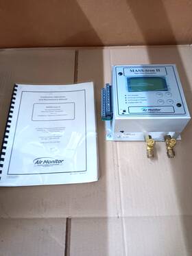 104312 Air Monitor Corp Mass-tron-ii Mass Flow Transmitter 24 Vac/dc