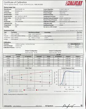Mcp-50slpm-d Alicat 131048 Scientific Mass Flow Controller