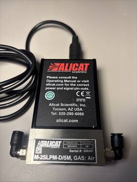 M-2slpm-d Alicat M-2slpm-d/5m Scientific Gas/air Flow Meter With Interface Cable Used