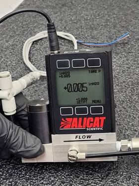 Pc3-2inh2og-d-pcv10 Alicat Pc3-2inh2og-d-pcv10/5p Scientific Rin 5in Mass Flow Meter Power On Test Pc3-2inh2og-d-pcv10 Alicat Pc3-2inh2og-d-pcv10/5p Scientific Rin 5in Mass Flow Meter Power On Test
