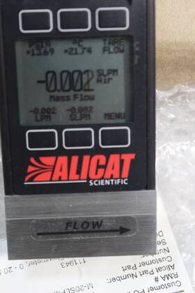 M-20slpm-d Alicat Scientific M-20slpm-d/5m Gas Air Hc Mass Flow Controller With Box Cert