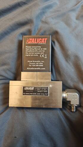 Ms-500slpm-d Alicat Scientific Ms-500slpm-d/5m Mass Flow Meter For Gas Ch4 Tot