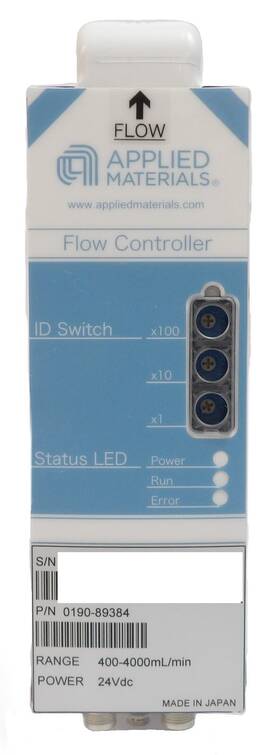 400-4000ml Amat Applied Materials 0190-89384 Flow Controller 400-4000ml/min Working Surplus