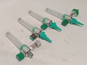 Fma044438ai Amvex Fma4o5188i0 Lot Of 4 Medical Oxygen O2 Flow Meter Assemblies 0-15 Lpm