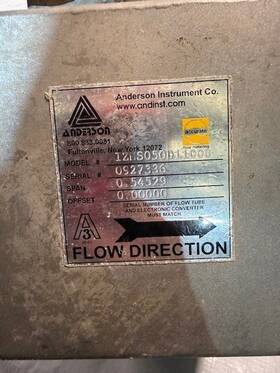 Izms050d11000 Anderson Model Stainless Steel Magnetic Flowmeter