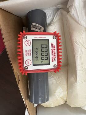 Dm-p-100-1 Assured Automation Flow Rate And Totalizer Water Meter 1 Inch Sip