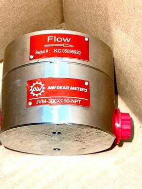 Jvm-30cg-50-npt Aw Gear Meters Flow Meter 0.1-7.0gpm Refurbished Ship Same Day