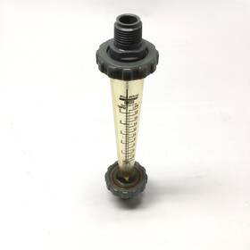 F-45500l-8 Blue-white Blue White Inline Flow Meter 0-5gpm / 0-20lpm 1/2 Inch Npt 8-7/8 Long