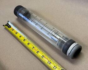 F-42025l Blue-white Industries F-420 Flow Meter Model 5-25 Gpm 20-100 Lpm F-42025l Blue-white Industries F-420 Flow Meter Model 5-25 Gpm 20-100 Lpm