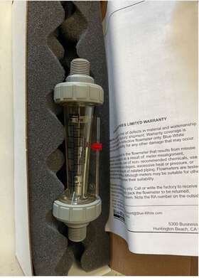 F-44500l-6 Blue-white Industries Ltd. Brand New Flowmeter F-440 Oem Mullarkey -
