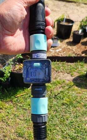 Branded 313026982978 Rainpoint Water Flow Meter For Garden Hose To Meassure