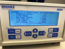 0254ab1b13a Brooks Instrument Model 0254 0250 Series Power Supply Readout Controller