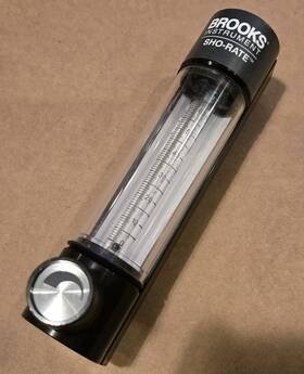 1250ar6031mravb Brooks Sho-rate Flowmeter With Valve 0-400ccm 1/8fnpt Aluminum
