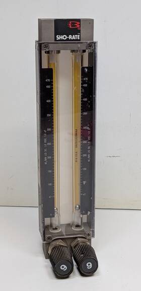 1370cb1c2ezs158 Brooks Instrument Sho-rate Dual Flow Meter R-47-470