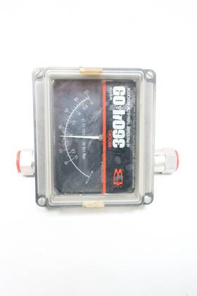 3604ea1a1a1a Brooks Variable Area Flow Meter 1.5-15gph 1/2in Npt