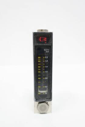 3750-8a4a1aa Brooks Variable Area Flow Meter 0-2.2scfh 1/4in Npt
