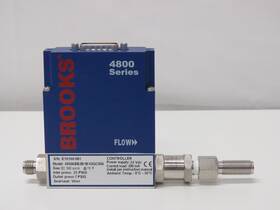 4850abb2b1b1gqc00a Brooks Instrument 4800 Series Mass Flow Meter O2 500 Sccm Inlet 25 Psig Outlet
