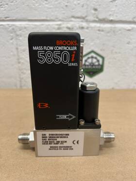 5850ia1bf3r2bea Brooks 5850ia1bf3r2bga 5850i Mass Flow Controller 500 Sccm Oxygen Mod