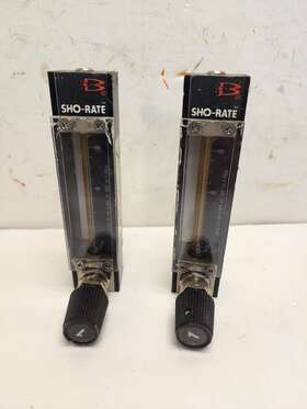 1350ez155 Brooks Instrument Lot 2 Sho-rate Flow Meter Free Shipping