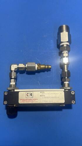 1350epc4add1a Brooks Instruments Sho-rate Flow Meter Emerson Electric Used