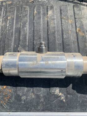 100012084b Cameron Nuflo 2 Inch Liquid Turbine Flowmeter