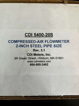5400-20s Cdi Meters Compressed Air Flowmeter New-old Stock