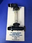 Cf44500lea-8 Blue White Panel Mount Adjustable Rotameter Lpm New