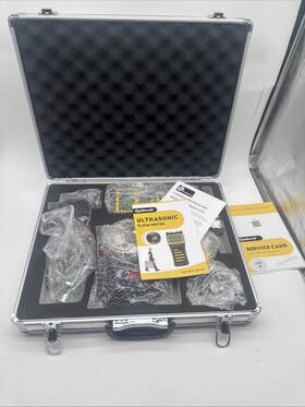Sg-1550 Cgoldenwall Handheld Ultrasonic Flowmeter Clamp On Flow Meter Portable Liquid