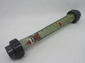 250-2500l Chemline 46280 Fsa02500 Flow Meter Pvc 250-2500l/h 10-100% 1-1/4 Inch Connection Used