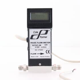 32707-28 Cole Parmer Mass Flow Meter Model 0-500 Cc/min