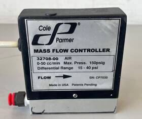 32708-00 Cole-parmer Air Mass Flow Controller 0-50 Cc/min 150 Psig