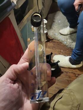 Ew-32460-04 Cole-parmer Masterflex Acrylic Flowmeter 32460-04 1 To 10 Lpm Air