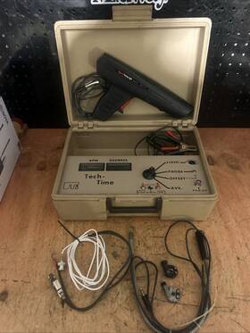 3354 Dti Tech-time Diesel Timing Unit Tachometer Model Light Good Used