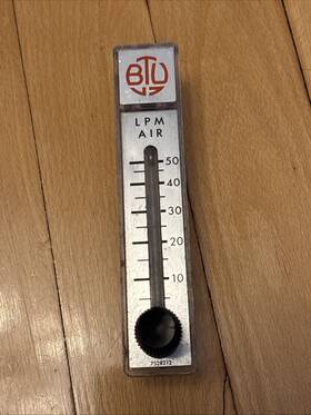 Rma-23-ssv Dwyer Rate-master Flowmeter 2 Inch Scale 5-50 Lpm Air 1/8 Npt