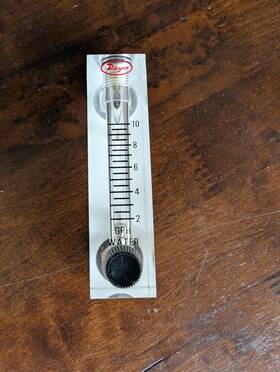 Vfa-42-bv Dwyer Flowmeter Range 2-10 Gph Water Withmfg Item Number