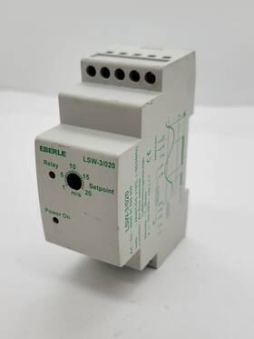 Lsw-3 Eberle Lsw-3/020 Air Flow Monitor 10a 250v 1/20 Set 24v Coil 0530 55 026000