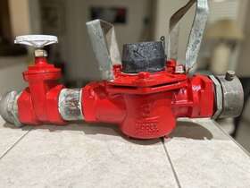 Ht4000 Elster Amco Water 3 Inch Hydrant Meter Cubic Meters Flow - Warranty