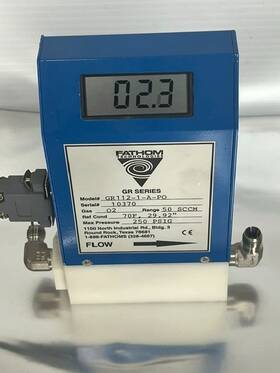 Fathom Technologies Gr112-1-a-po Gr Series Mass Flow Meter O2 50 Sccm Pwr Cord