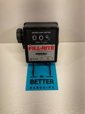 807cln1 Fill-rite Tuthill 3 Wheel Mechanical 800c Series Fuel Transfer Meter