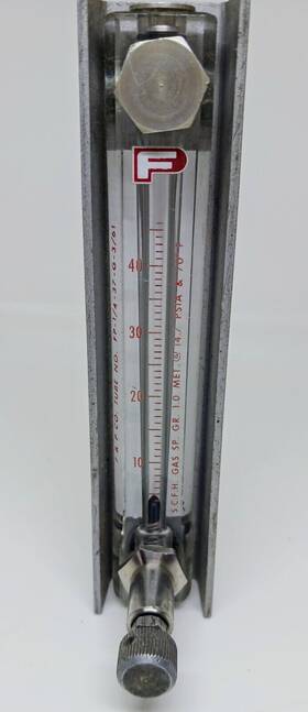 10a1337n33x Fischer And Porter Air Flow Meter 1/4 Fp 0-45