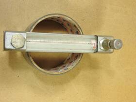 10a1346 Fischer & Porter And 6 Inch Gas Flow Meter With Valve #1 - Used