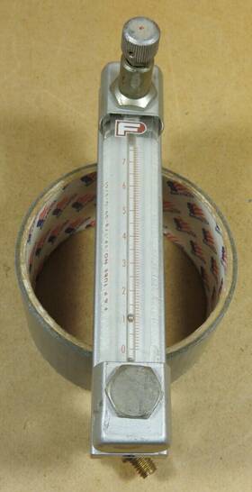 10a1348 Fischer & Porter And 6 Inch Gas Flow Meter With Valve #1 - Used
