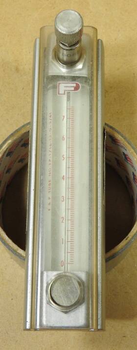 10a1377m Fischer & Porter And 6 Inch Gas Flow Meter With Valve #1 - Used