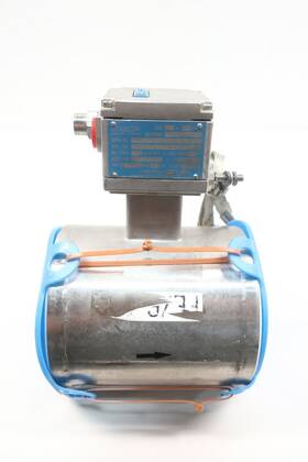 10dx2112ace15pc07ba21323f Fischer Porter 10dx2112ace15pc07ba21323f/ns Magnetic Flow Meter 1056gpm 4in