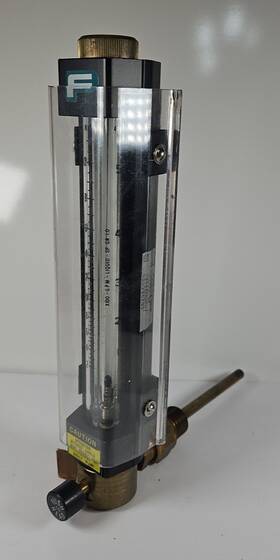 821a004u87 Fischer & Porter And Abb Impact Tube Flowmeter Indicators Apparatus Unit